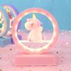 Cartoon Unicorn Cute Led Night Light Music Box Desktop Decor Ornament For Gift