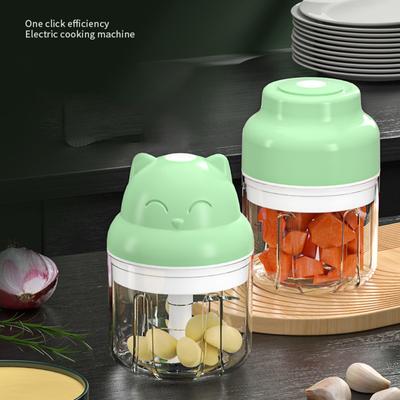 250ml Mini Electric Garlic Masher Press Mincer Portable Wireless Grinder Machine Food Chopper