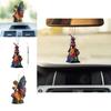 Whimsical Witch Car Rearview Mirror Decoration Made From Durable Material Acrylic