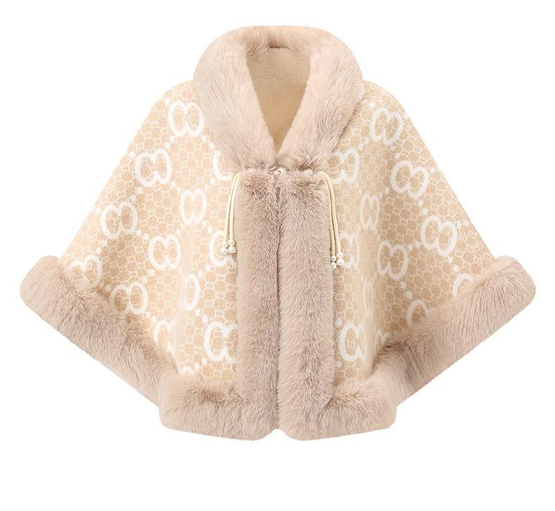Stola a mantella in pelliccia da sposa invernale - Cardigan bianco per matrimonio o damigella d'onore.