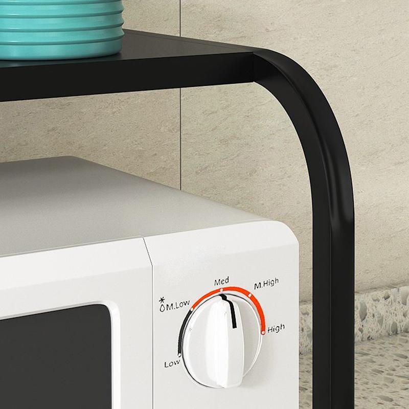 Kuchyňský rošt do trouby Domácí vícevrstvý úložný stojan Organizér Kovový držák Velká kapacita Mikrovlnný regál