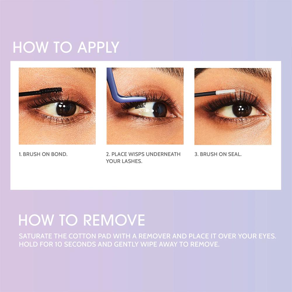 Zestaw Sztucznych Rzęs Wiązki + Aplikator Falscara Kiss