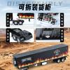 1:24 Peterbilt 389 Semi Truck Tractor Trailer Alloy Metal Diecast Model Car Home Trendy & Desktop Display Ornament Birthday Gift
