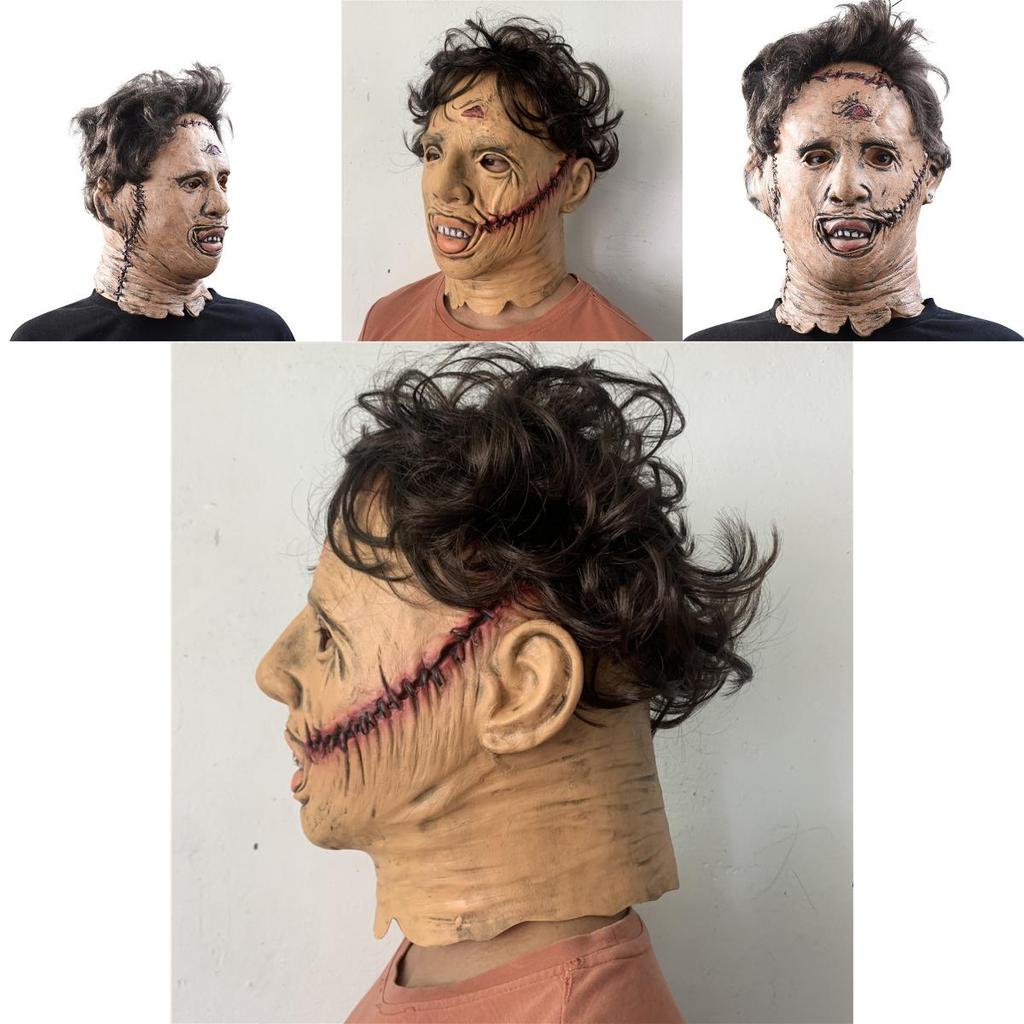 The Texas Chainsaw Massacre Saw Themed Latex Mask For Horror Role Play Cosplay Events