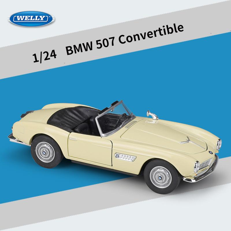 

WELLY 1:24 BMW 507 Convertible BMW 507 Soft-Top 1956 Alloy Car Model Diecasts & Toy Vehicles Collect Car Toy Boy Birthday gifts