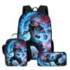 NARUTO Children School Daily Pack, 16 Inch Lightweight Animated Pupil Carrier, Dual Zip Pockets Durable For Boys Girls Age 4-10