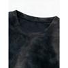 European Size Men's Vintage Bear Face & College Dropout Graphic T-Shirt - Distressed Washed Crew Neck Streetwear Tee, Oversized Retro Shirt