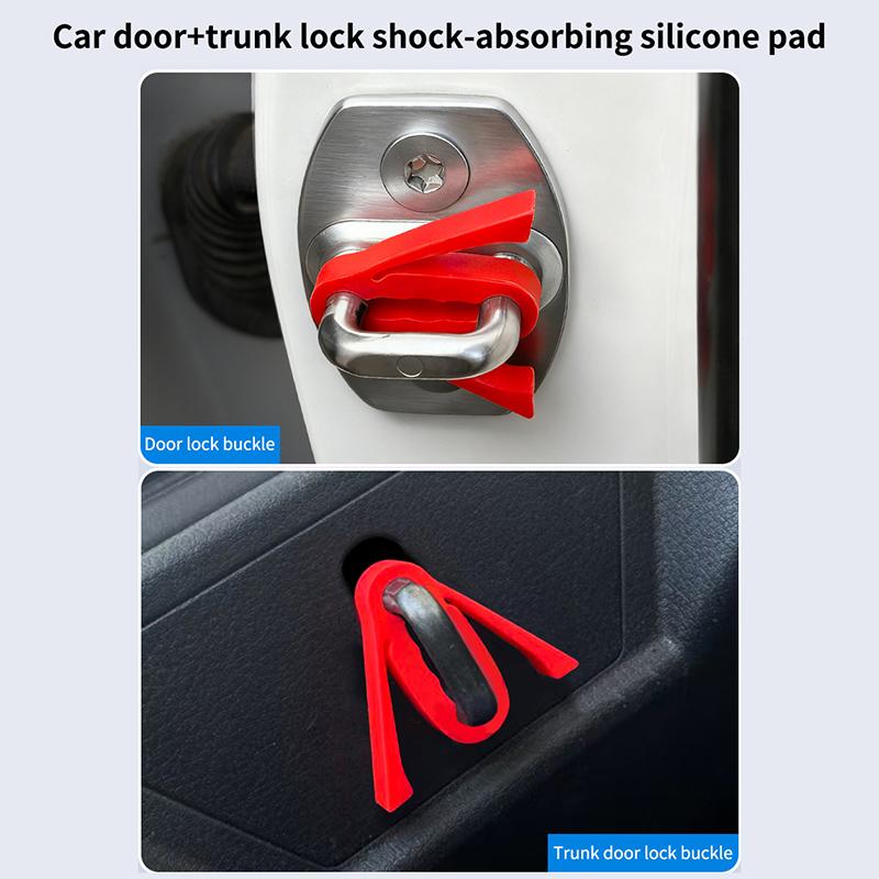 Ammortizzatore di urto per portiera auto Fibbia universale per portiera auto Insonorizzante Smorzatore Ammortizzatore Cuscinetto Ammortizzatore anti-vibrazione 4/20 Pezzi