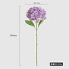 5Pcs/lot 3D Printing of Hydrangea Artificial Silk Flower Wedding Flower Arrangement Party Home Decoration Fake Hydrangea Flowers