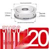 Dual-Sided Flat Timing Pulley: 5M50 Teeth, Width Options 11/16/21/27AF, Bore Size 8-30.