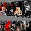 Sängerin Avril Lavigne Handyhülle Für Iphone 16E 15 Pro 14 Plus 17E 16 17 Pro Max Air 11 12 13 Mini Stoßfeste Capa Süße Hülle