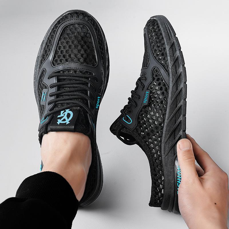 Fashion Outdoor Men Baotou Half Slippers Summer Mesh Breathable Casual Shoes Loafers Fashion Comfortable Tenis Sneakers Chaussures Femme