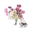Flower Peony Artificial Wedding Hotel Restaurant Decoration Desktop Ornament