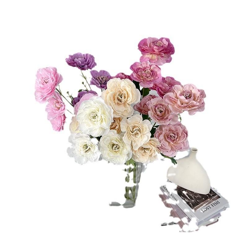 Flower Peony Artificial Wedding Hotel Restaurant Decoration Desktop Ornament