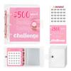 25 Envelopes Money Saving Challenge Binder Mini Cash Saving Budget Book to