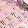 60mm * 3m Creative Simple Color Dots Washi Tape Creative Handbook DIY Decoration Scrapbooking Material Aesthetic Stickers