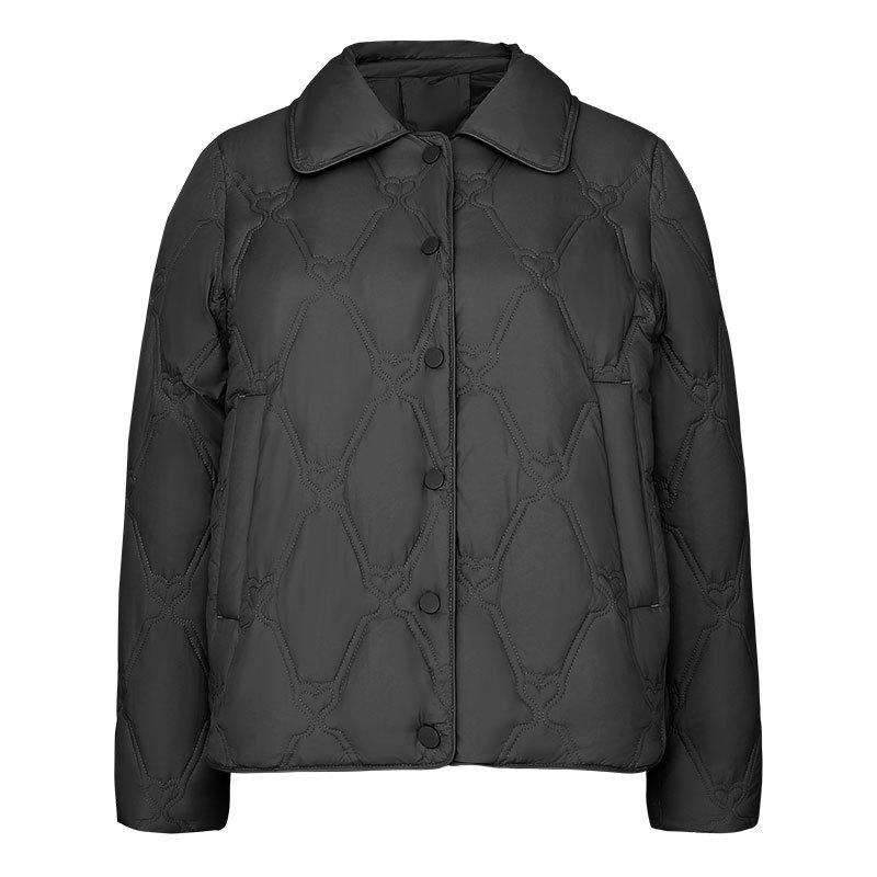 

Feather New Simple Women s 90 Down Женская одежда с острым вырезом Однотонный пуховик Короткое свободное пальто L