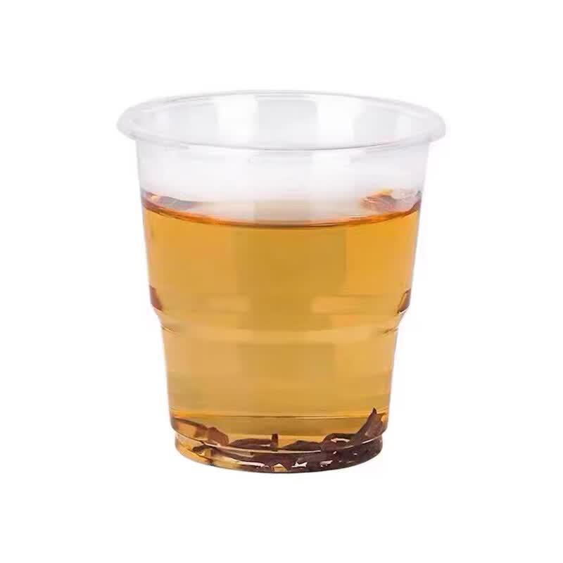 Disposable Clear Plastic Cups, 180ml