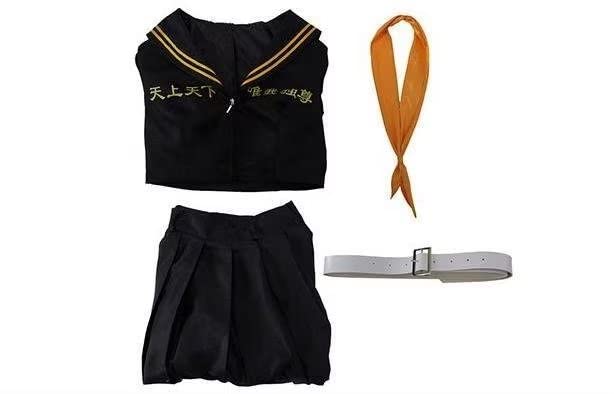 [Cos Kingdom] Sailor Suit Sano Manjiro, Socho Mikey, Tokyo Manji Group, Doujin, JK, Delinquent, Yankee, Plus Size, Cotton, Cute, Cool, Cosplay, L