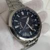 Used CITIZEN Citizen Atessa Eco Drive Radio Watch Men's Watch Black Dial Working Good Condition