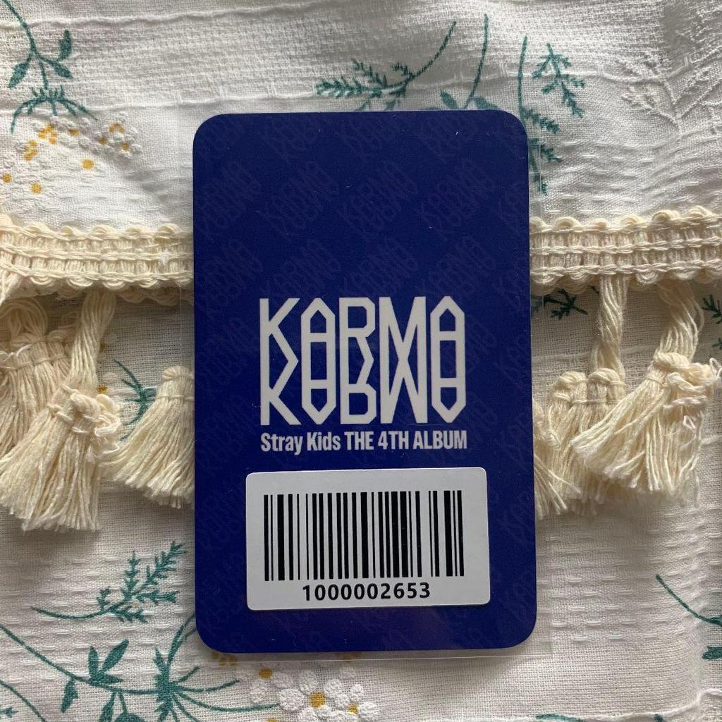 [USED] StrayKids KARMA Fans Hyunjin Purchase Bonus Trading Card