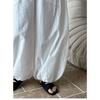 Breathable Cotton~summer New White Loose Bloomers Women's Design Wide Leg Pants Yamamoto Pants Relaxed Pants