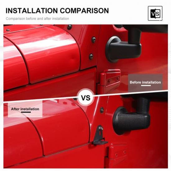 Car Exterior Antenna Mount Bracket Stand Holder For 07+ Jeep Wrangler /Gladiator