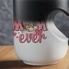 Color Changing Coffee Mug Best Mom Ever Heat-Sensitive Ceramic Cup Reveals Hidden Heart Design Unique Mother's Day Gift for Mom Grandma