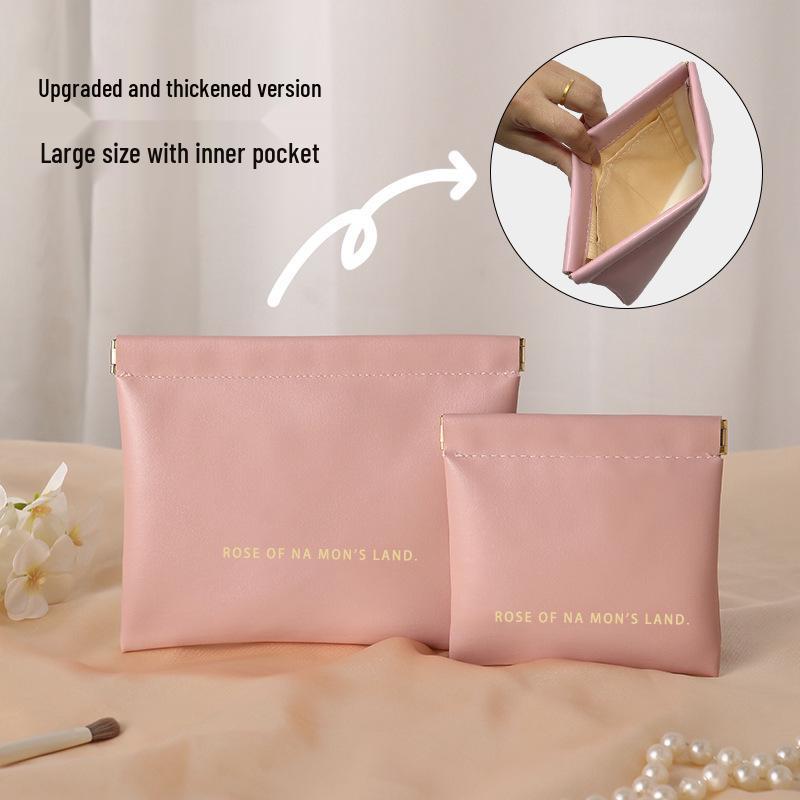 Automatischer Verschluss Gadget- & Kosmetik-Organizer - Bewahren Sie Kabel, Kopfhörer, Ladegerät, Lippenstift in einer tragbaren Tasche auf