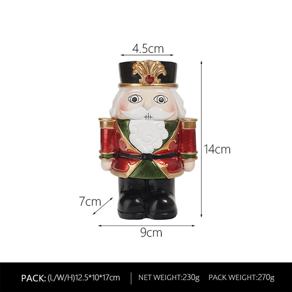 Nutcracker Figures Holder Ornament for Office Room Desktop Decoration