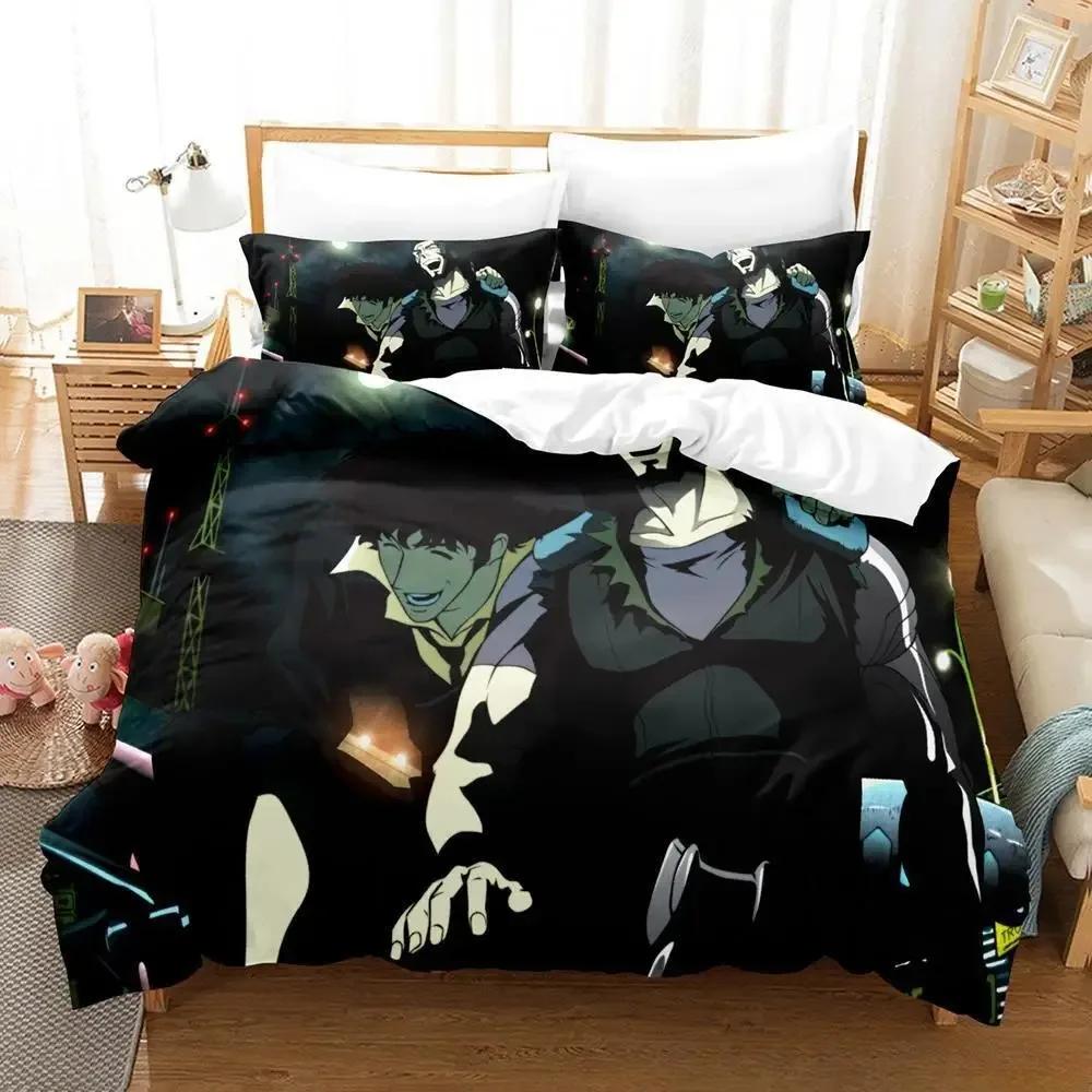 New Cowboy Bebop Beding Set Single Twin Ful Quen King-Sized Dimensionsd Dimensions Bed Linen Set Adult People Kid Bedrom Duvet cover Sets 3D Game Bed
