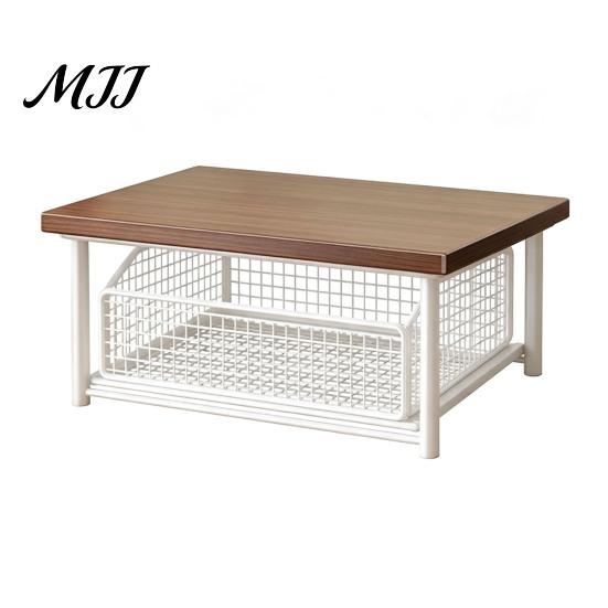 Space Saving Countertop Organizer Coffee Maker Storage Rack with Drawer, Wooden Metal Machine Stand Bar Organizer, Strong Load Bearing for