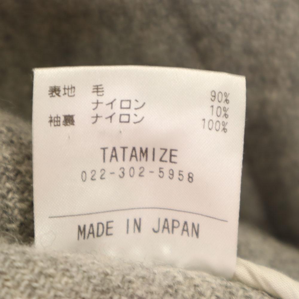 TATAMIZE Wool blend Made in Japan wool Duffel coat M Gray Men's Used