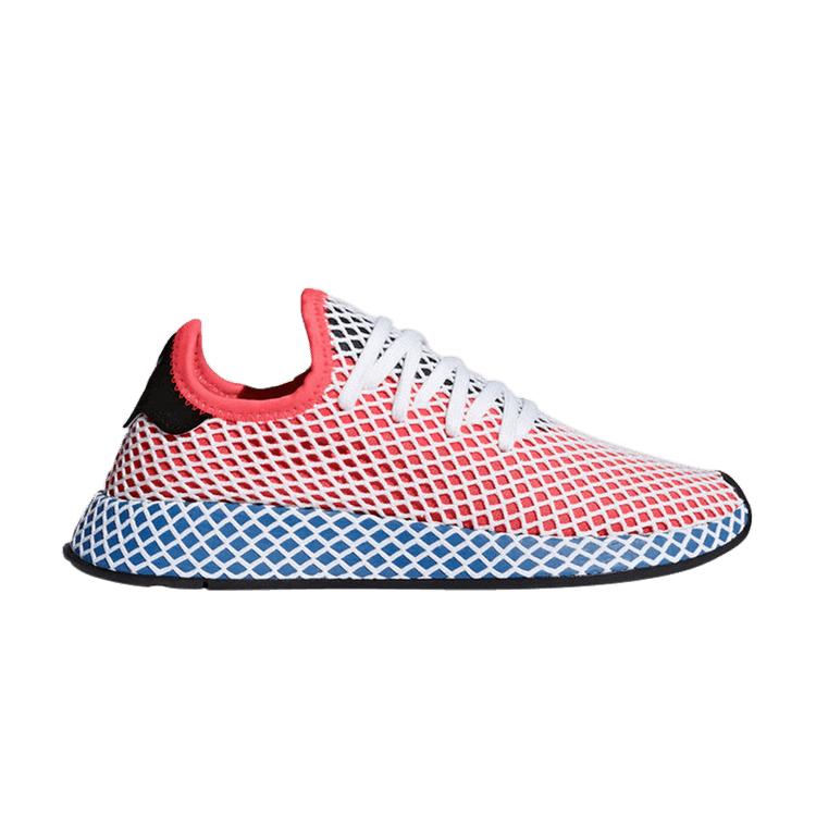 

Adidas Deerupt Red Blue Женские кроссовки Solar-Red Bluebird AC8466