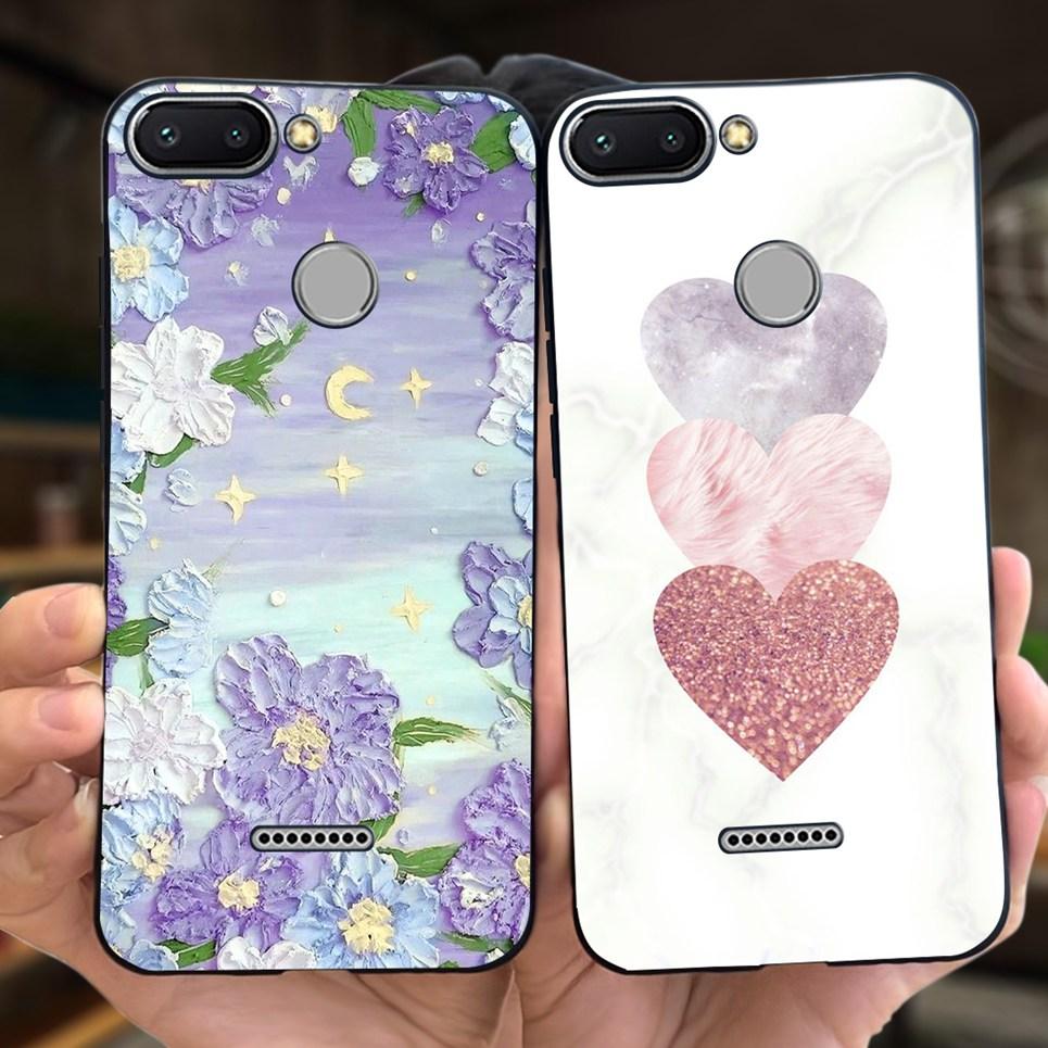 For Cover Xiaomi Redmi 6 6A 6Pro Bumper Shell Fashion Stylish Design Phone Cover For Redmi6 Redmi6a Soft Liquid Silicone Fundas