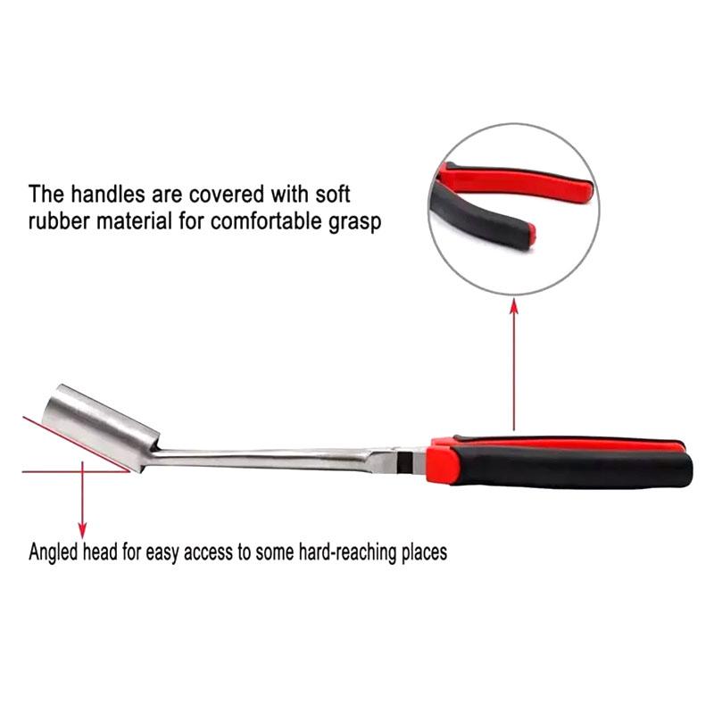 Car Spark Plug Wire Removal Pliers Tool High Voltage Cylinder Cable Removal Clamp Tool Spark Plug Boot Removal Hand Tools