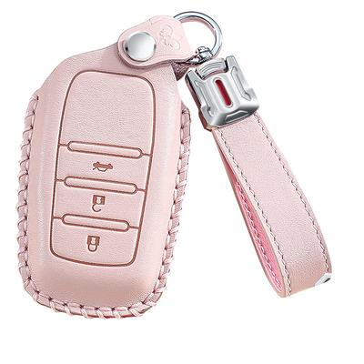 Schlüssel Smartkey Schlüssel luxuriös kompatibel mit dem neuen Toyota 80 Land Cruiser rosa Toyota-spezifische Hülle, schützend, Abdeckung, Halter, stilvoll, bequem,