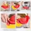 1Pc Adjustable Clip Strainer Pot StrainerOn Strainer For Pots Pans Bowls Kitchen Pot Strainer Vegetable Noodle Water Filter
