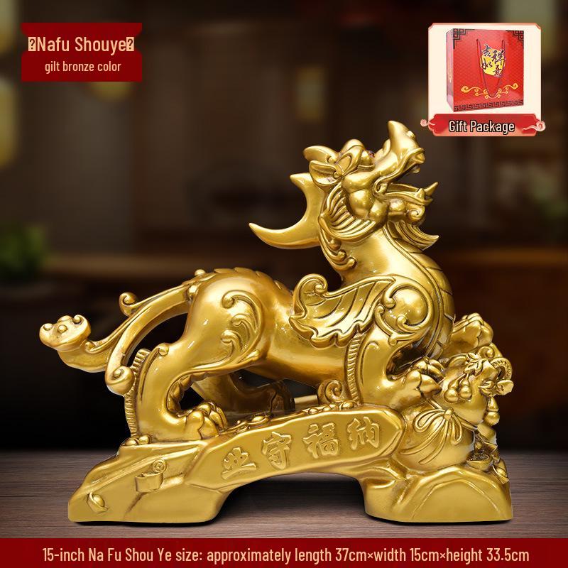 Prosperous Wealth Pixiu Ornaments: Fortune-Building Gifts for Shop Openings & Housewarmings