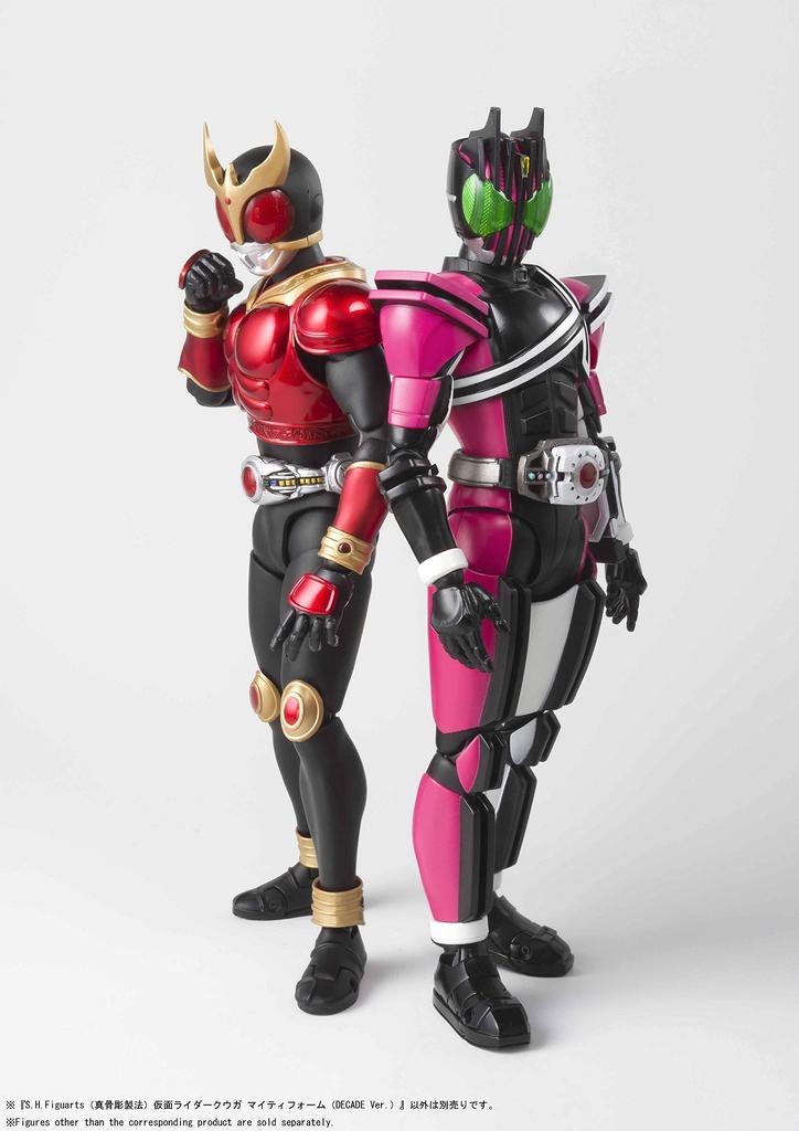 TAMASHII NATIONS Kamen Rider Decade Kamen Rider Kuuga Mighty Form Approximately 145mm ABS PVC Painted Movable Figure S.H.Figuarts (Shinkocchou Seihou)