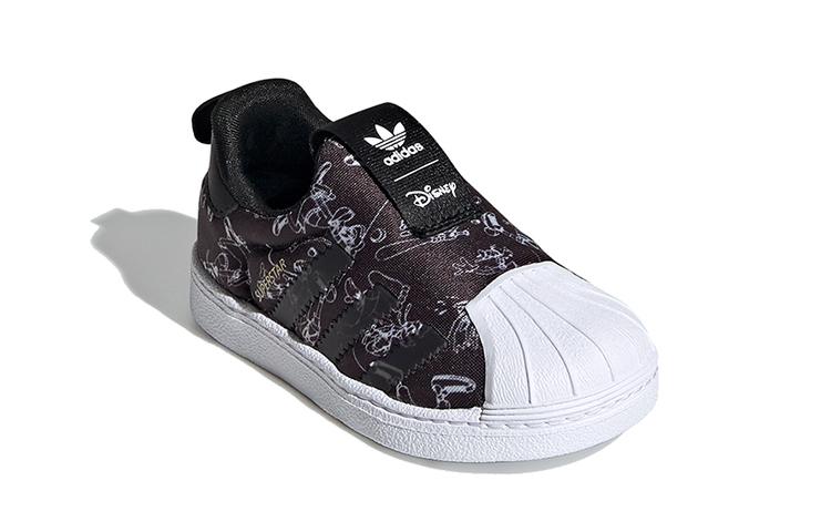 adidas Originals SUPERSTAR 360 Anti Kick Low Top Baby & Toddler Shoes Black Infant And Toddler FW1989