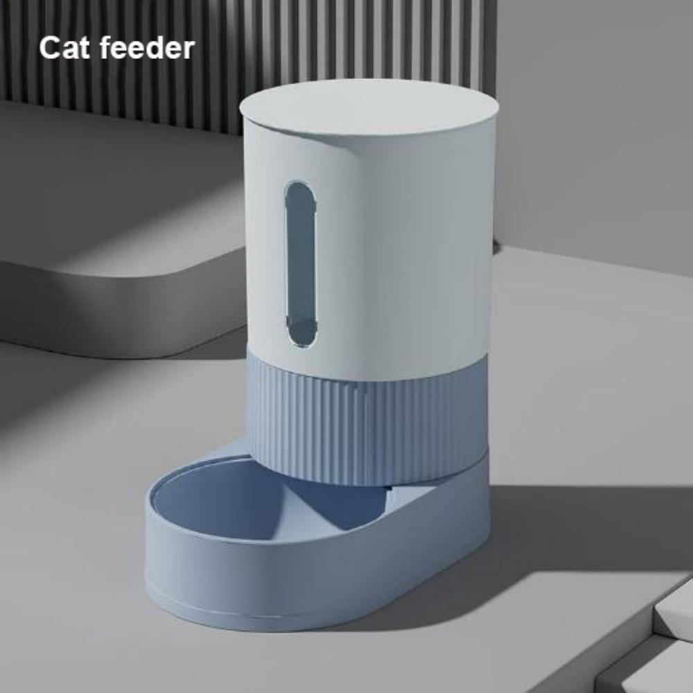 With Water Fountain Automatic Feeder Food Grade Large Capacity Dog Cat Food Bowl 9 Styles Universal