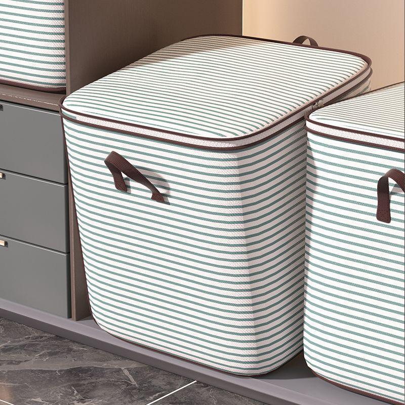 Pouch Storage Bag Organizer Used To Store Daily Necessities With Lids Zipper Foldable High-Capacity Clothes Quilt Bins Container