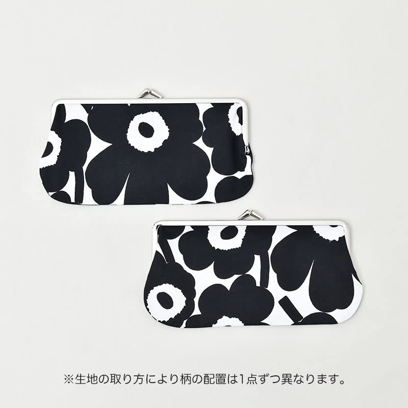 Silmalasi Kukkaro Mini Unikko Purse Pouch for Women F Black x White [marimekko] 52_1_52229291496