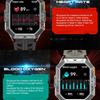 2025 New 1000mAh Battery Outdoor Smart Watch 2.13-Inch HD Screen Heart Rate Blood Pressure Waterproof Compass Sport Mode Smartwatch