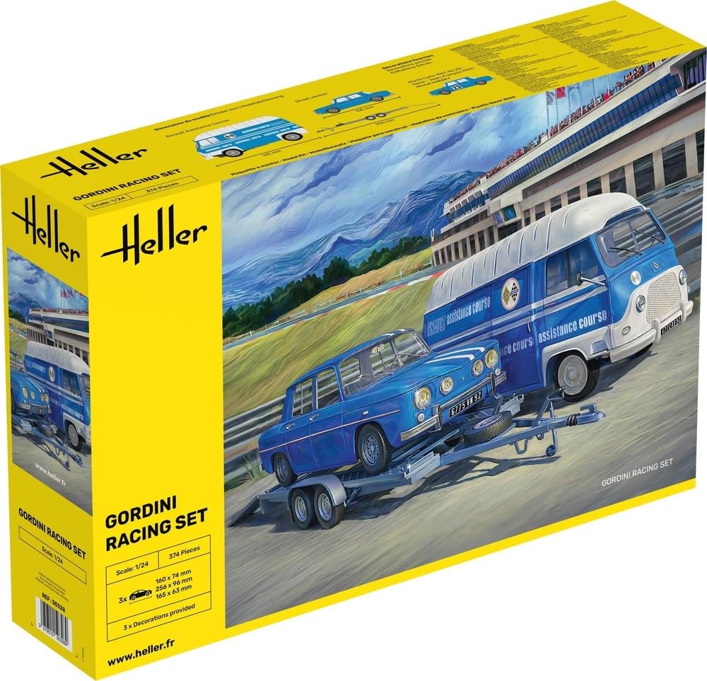 

PLATZ Heller Gordini Racing Set Пластиковая модель HE50328 1/24 (Машина)