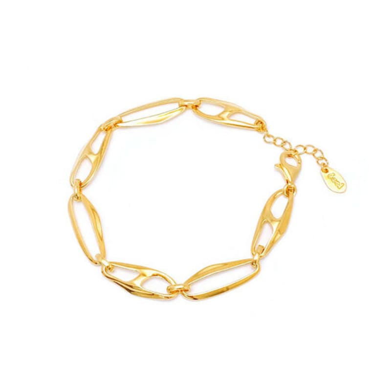 

ozel Silver925 Munch Chain Bracelet PS086B White