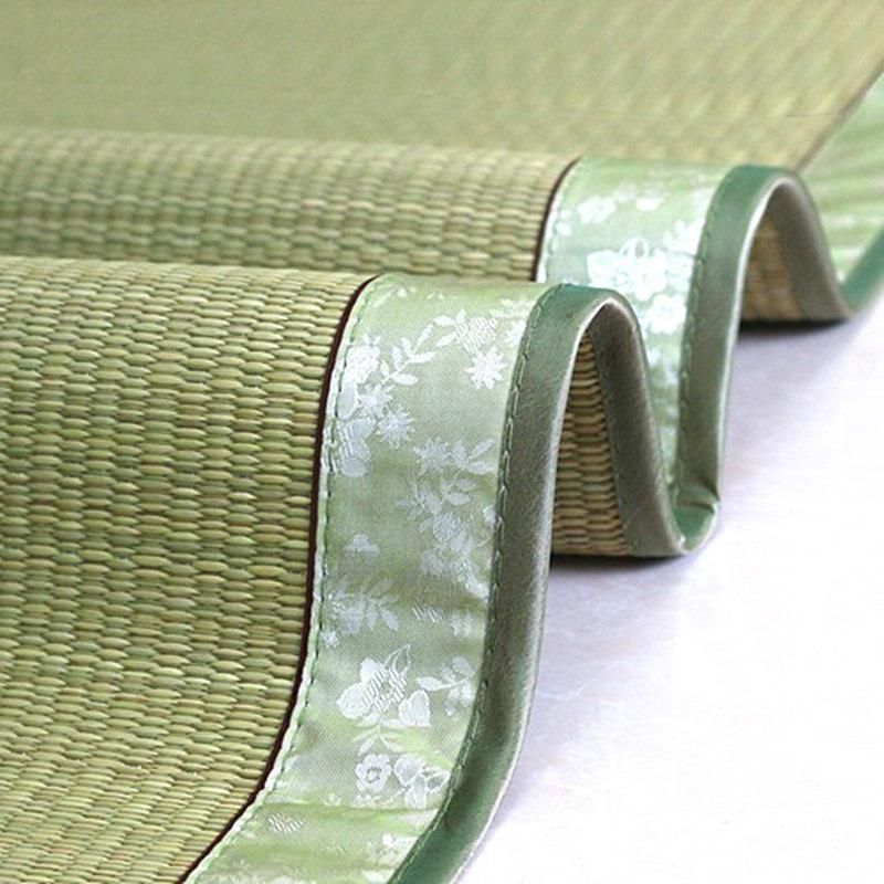 Free Shipping 2026 New Style Foldable Natural Straw Summer Mat for Home and Dormitory with Air Conditioning Compatibility