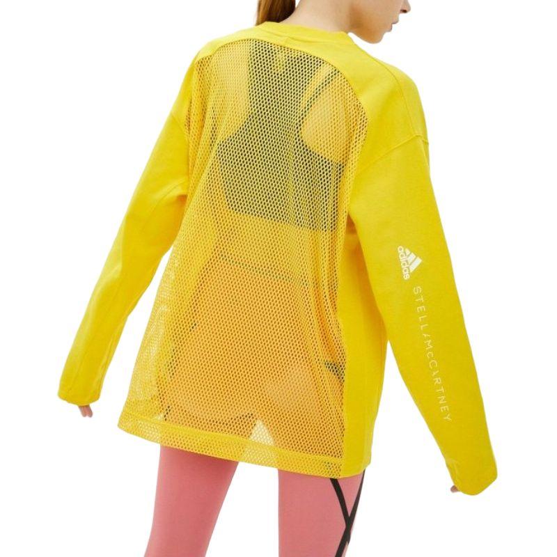 adidas Drop Shoulder Sleeve T Shirt Women's Yellow GT9449