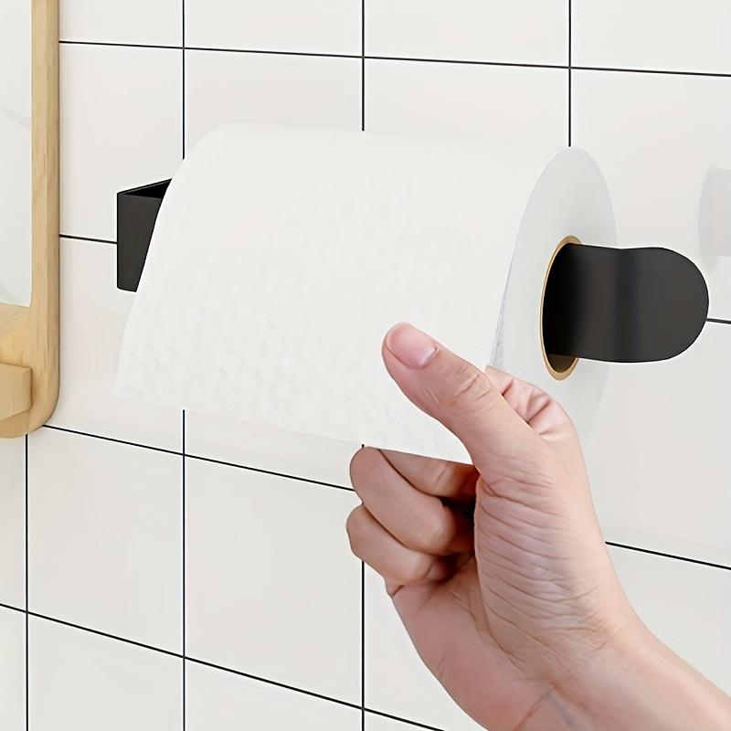 Kitchen Paper Towel Holder Wall-Mounted Self-Adhesive Roll Dispenser for Paper Film Cloth Kitchen Bathroom Hardware Accessories